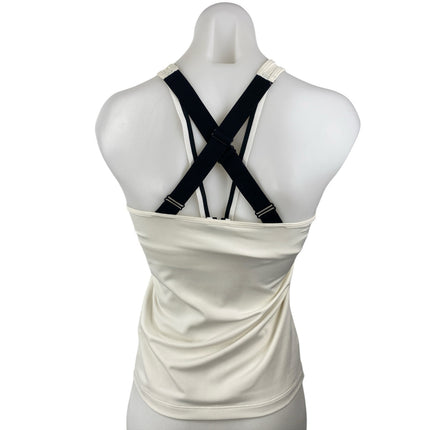 Reebok Speedwick Women's White High Neck Yoga Workout Athletic Tank Top Size S