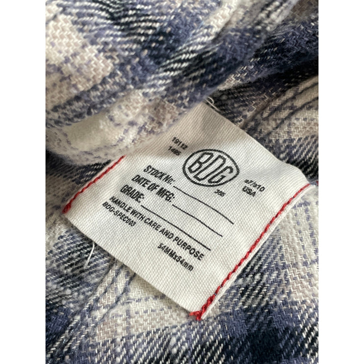 Urban Outfitters BDG Brixton Check Flannel Long Sleeve Button Down Shirt Top M