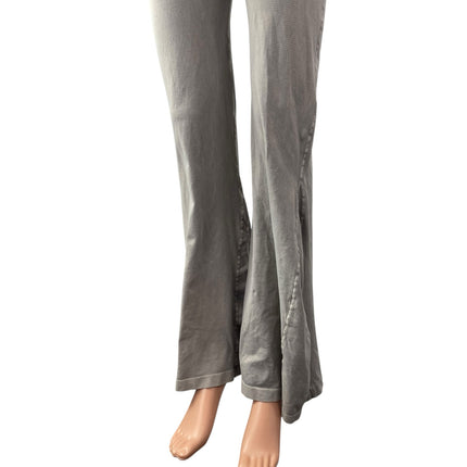 Free People FP Movement Women's Gray High Rise Flare Trousers Pants Size M/L