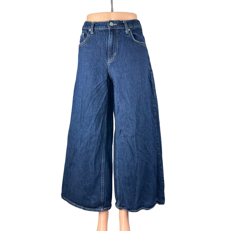 Urban Outfitters BDG Women's Blue High Rise Flare Wide Leg Denim Jeans Pants W30