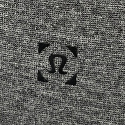 Lululemon Men's Gray Knit Short Sleeve Collared Button Polo Shirt Top Size M