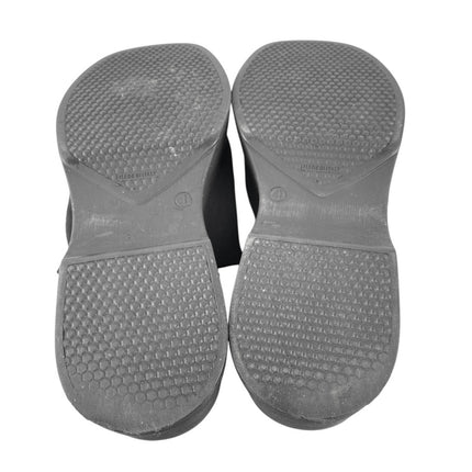 Steve Madden Slinky Black Open Toe Slip On Platform Wedge Sandals Size 41 US10.5