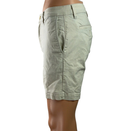 Flint and Tinder Gray Mid Rise Straight Golf Chino Khaki Bermuda Shorts Size 29