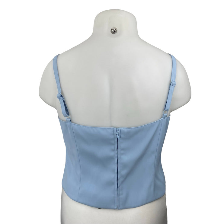 NEW French Connection Harry Suiting Square Neck Crop Cami Camisole Tank Top 12