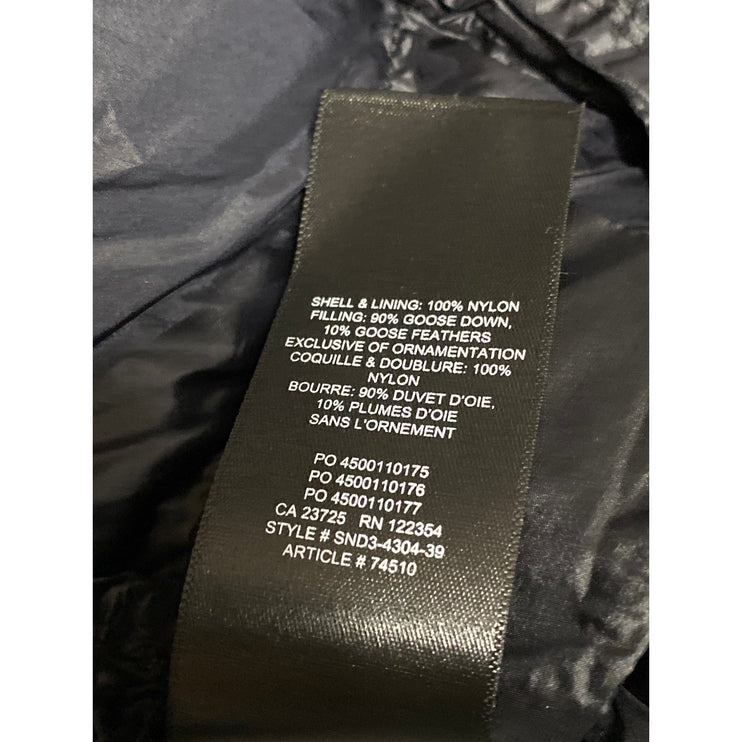 Aritzia TNA Women's Black Zip Up Long Sleeve Packable Puffer Coat Jacket Size M