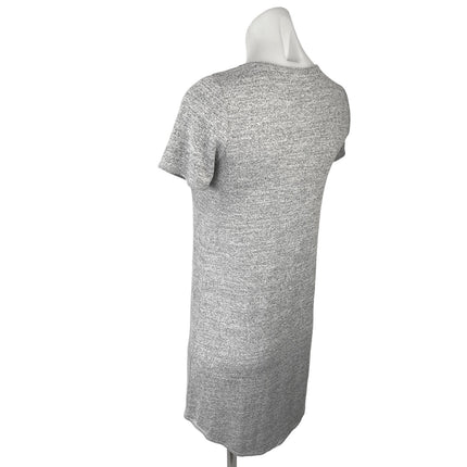Aritzia Wilfred Gray Knit Crew Short Sleeve Pull On Mini Shift T-shirt Brie Aritzia Wilfred Gray Knit Crew Short Sleeve Pull On Mini Shift T-shirt Brie