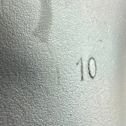 Stefaniya Nina Black Studded Rhinestone Sparkly Block Heel Zip Ankle Boots Sz 10