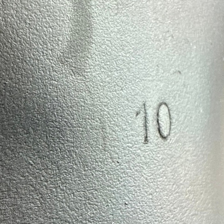 Stefaniya Nina Black Studded Rhinestone Sparkly Block Heel Zip Ankle Boots Sz 10