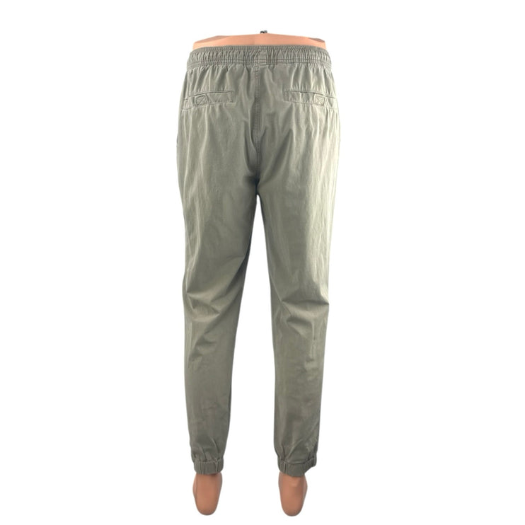 Bearbottom Men's Gray Drawstring Tapered Leg Utility Jogger Sweat Pants Size L