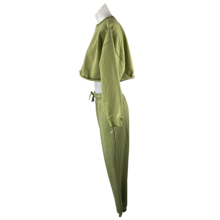 WeWoreWhat Green Hooded Sweatshirt Jogger Sweat Pants Athletic Activewear Set S
