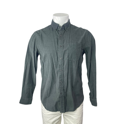 Banana Republic Men's Black Long Sleeve Slim Fit Button Down Shirt Top Size M