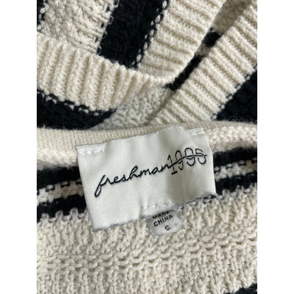 Freshman 1996 Striped Crochet Crop Cami Tank Top Midi Skirt Beach Cover Up Set S