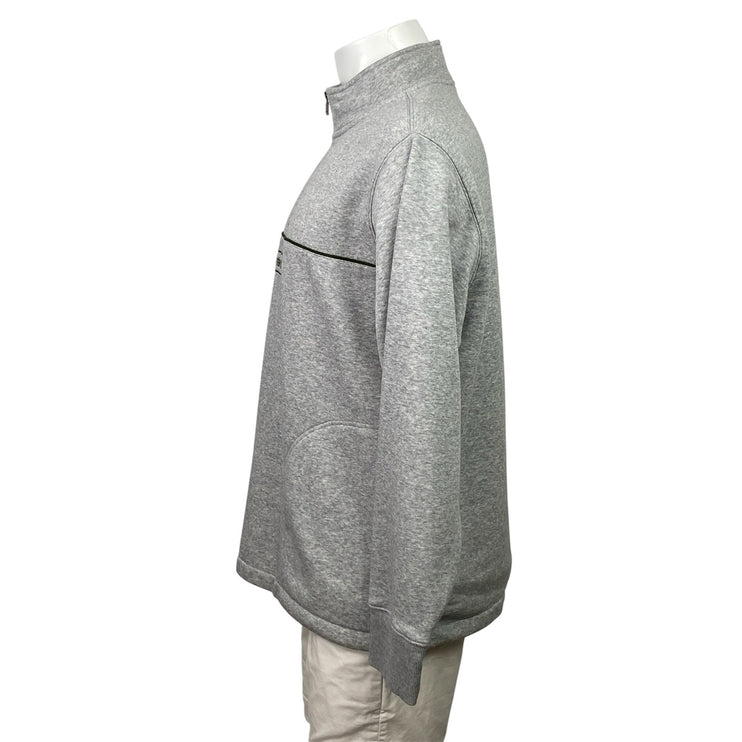 New Balance Essentials Winter Men's Gray 1/4 Zip Sweatshirt Sweater Top Size L