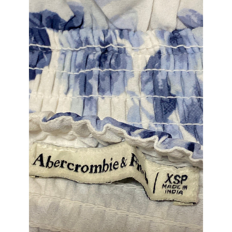 Abercrombie & Fitch Best Dressed Guest Floral Smock Ruffle Mini Bodycon Dress XS