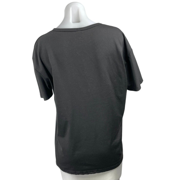 Women's Black Branded Pickle Jars Graphic Short Sleeve T Shirt Tee Top Size XL