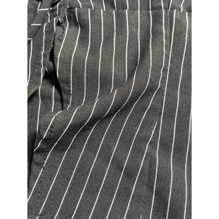 Princess Polly Women's Black Striped Halter Split Sweetheart Blouse Crop Top 10