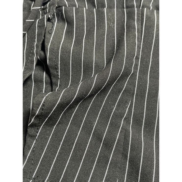 Princess Polly Women's Black Striped Halter Split Sweetheart Blouse Crop Top 10
