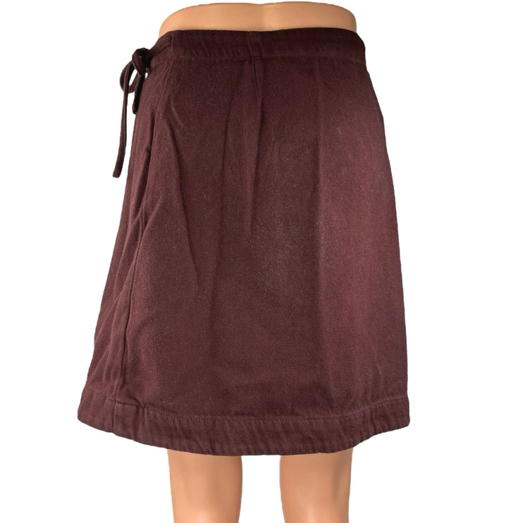 Madewell Women's Brown High Waisted Casual Wrap Mini A Line Skirt Size 2
