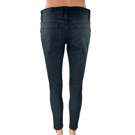 Isabel Maternity Women's Black Low Rise Stretch Ankle Skinny Denim Jeans Size 2