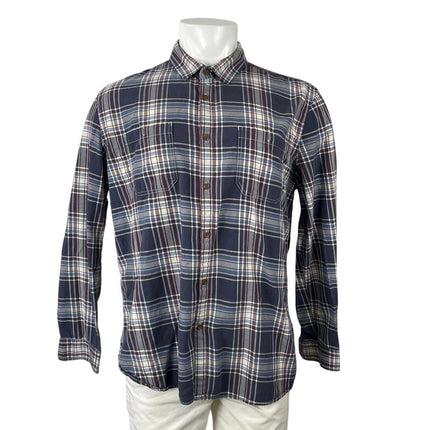 Jasper Conran Jeans Plaid Check Collared Long Sleeve Button Down Shirt Top Sz XL