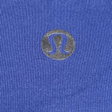 Lululemon Blue Mesh Low Rise Back Pocket Yoga Capri Athletic Leggings Pants Sz 0
