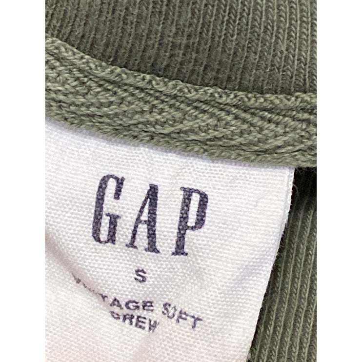 GAP Womens Green Crew Neck Long Sleeve Oversized Sweatshirt Sweater Top Size S