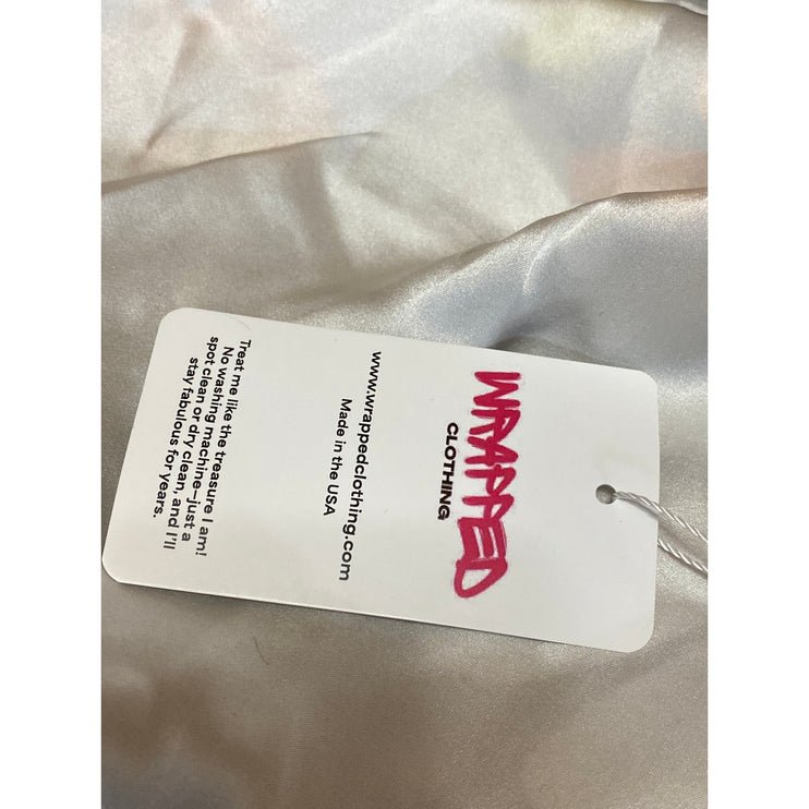 NEW Wrapped Women's Multicolor Floral Neckroll Triangle Wrap Scarf One Size