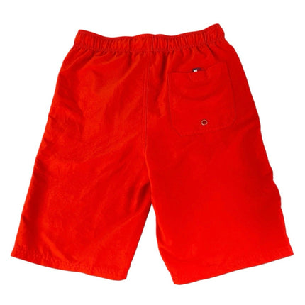 Tommy Hilfiger Kids Boys Red Logo Drawstring Casual Lounge Sweat Shorts Size XL