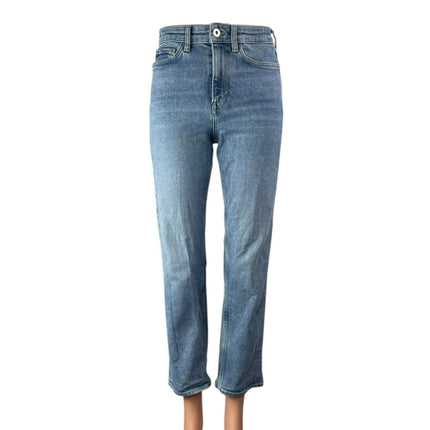 COS Women's Blue Slim Straight Ankle Medium Wash High Rise Denim Jeans Size 25