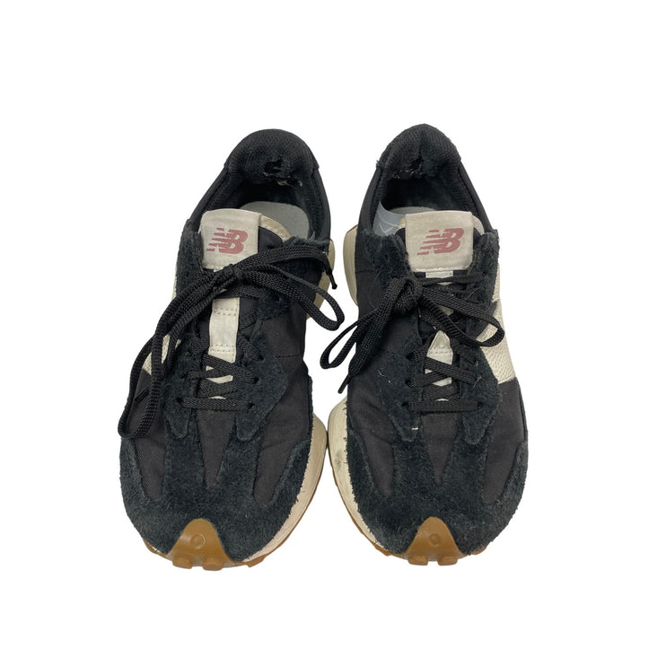 New Balance 327 Unisex Black Suede Lace Up Low Top Athletic Sneakers Shoes 7.5
