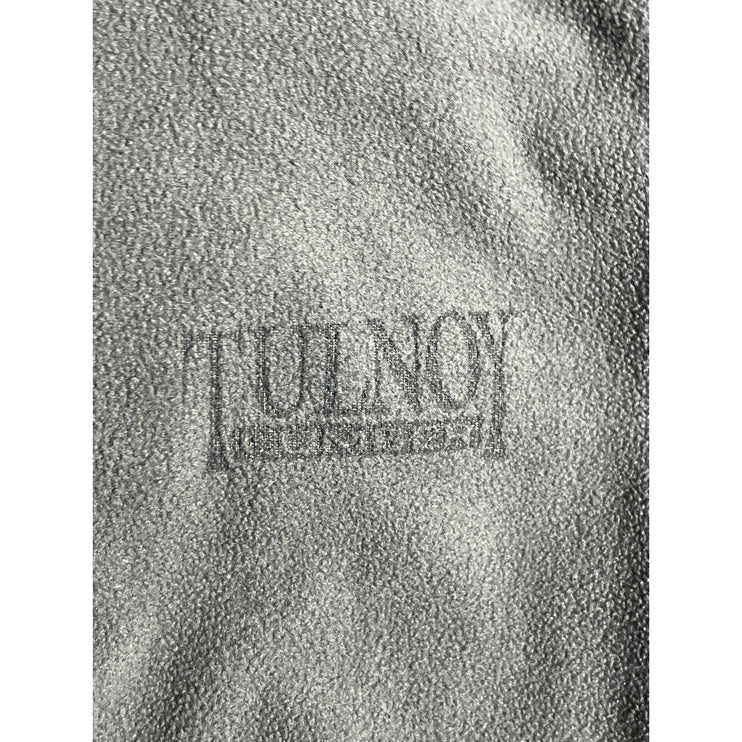 Vantage Gray Quilted Full Zip Long Sleeve Hooded Running Athletic Coat Jacket M