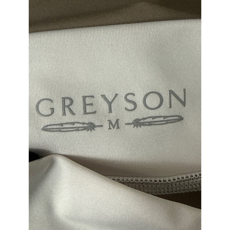 Greyson Divina Beige High Rise Yoga Workout Athletic Activewear Legging Pants M