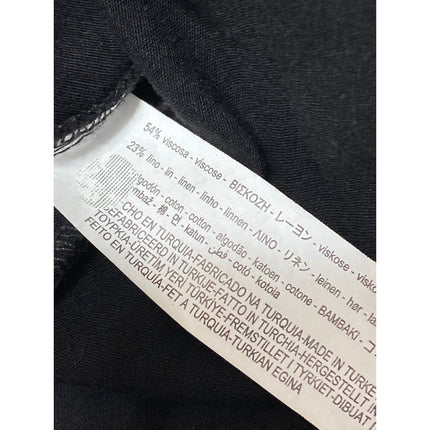 Zara Women's Black Sleeveless Smocked Empire Cami A Line Tank Midi Dress Size M