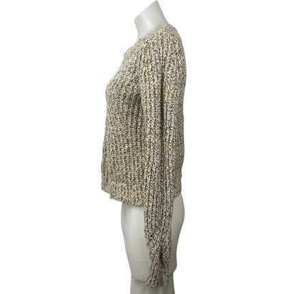 Banana Republic Women's Beige Wool Cashmere Knit Long Sleeve Sweater Top Size S