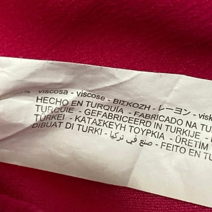 Zara Women's Pink High Waisted Pull On Smocked Trousers Sweat Pants Size XS