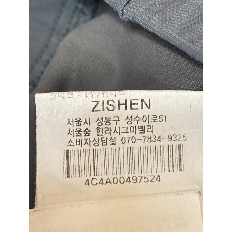 Zishen Women's Gray Mid Rise Athletic Activewear Trousers Jogger Sweat Pants S