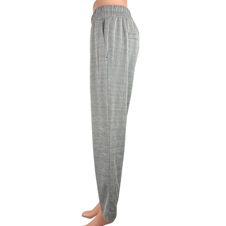 A New Day Women's Gray Elastic Waist Straight Leg Pull On Trouser Pant Size S