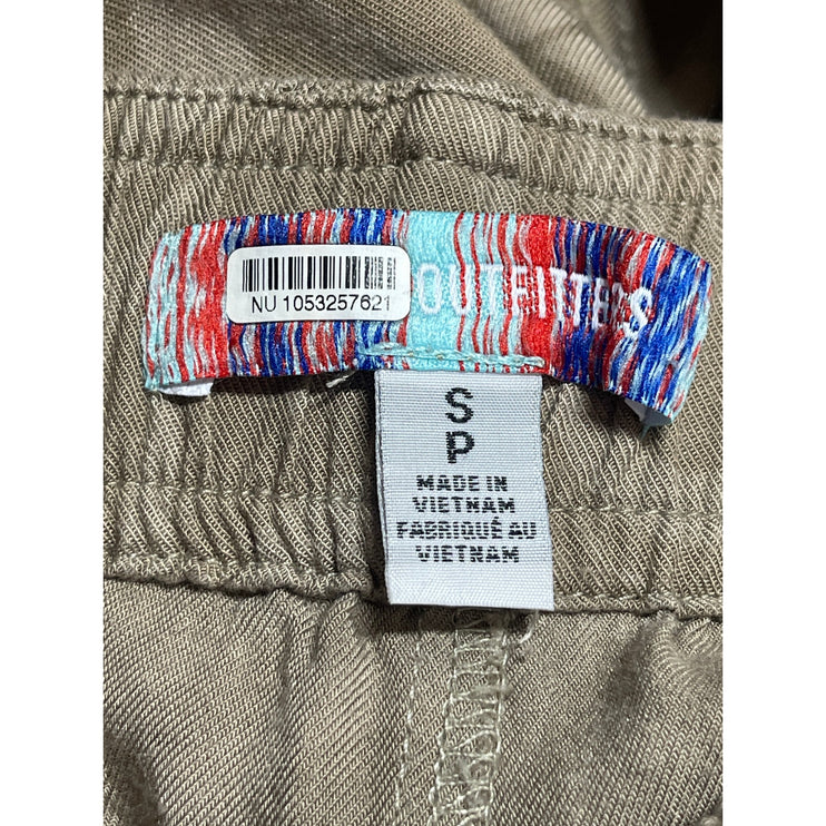 Urban Outfitters Green High Rise Elastic Waist Cargo Wide Leg Trouser Pants Sz M