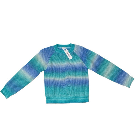 Trendstitch Kids Multicolor Tie Dye Rib Knit Long Sleeve Crew Neck Sweater Top 9