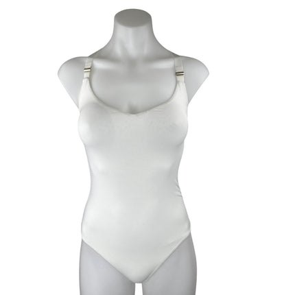 Aritzia Babaton White Sleeveless Cami Camisole Thong Tank Bodysuit Top Size 2XS