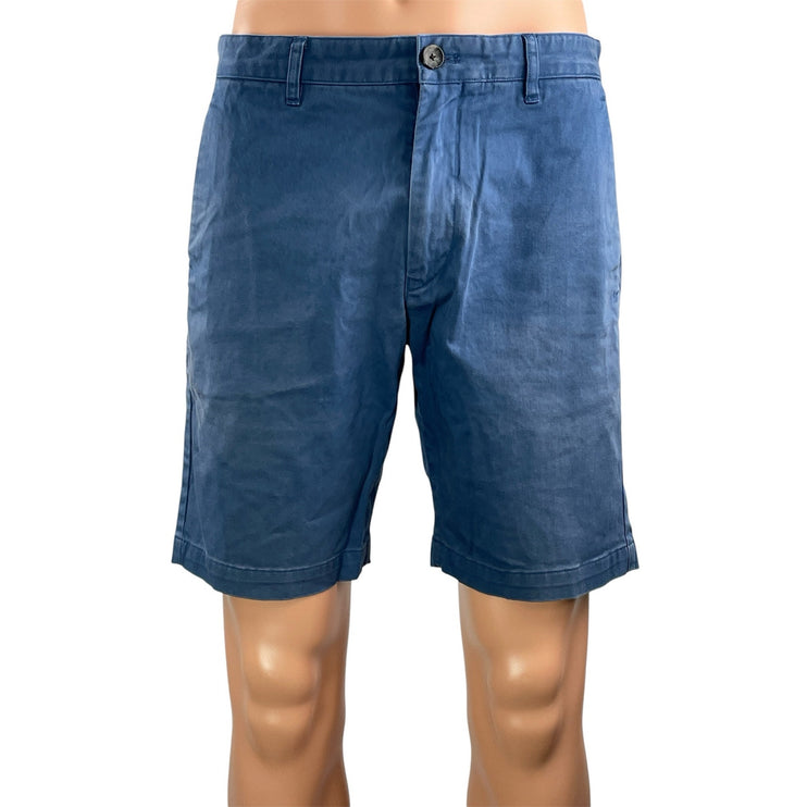 Theory Men's Blue Wine Red High Waisted Straight Casual Chino Khaki Shorts 31