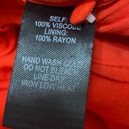 NEW Lulus Carmela Coral Red Sleeveless V Neck Ruffle Mini A Line Dress Size XS