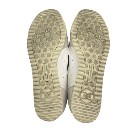 Sam Edelman Ivey Women's Gray White Lace Up Round Toe Athletic Sneakers Shoes 12