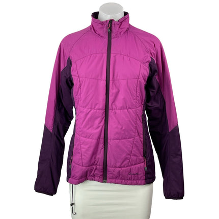 Eddie Bauer First Ascent PrimaLoft Pink Purple Insulated Puffer Jacket Size S