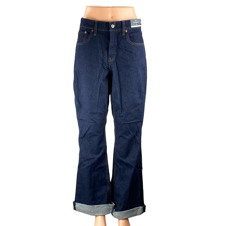 Abercrombie & Fitch The Bootcut Mid Rise Women's Blue Dark Wash Denim Jeans 30