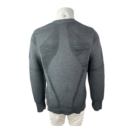Under Armour IntelliKnit Phantom Men's Dark Gray Long Sleeve Crew Sweater Top L