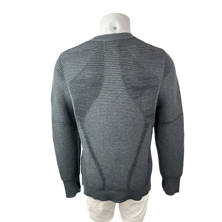 Under Armour IntelliKnit Phantom Men's Dark Gray Long Sleeve Crew Sweater Top L