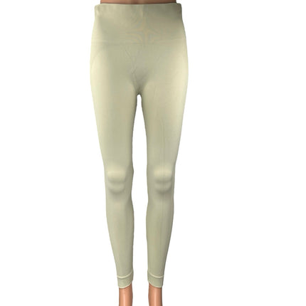 Set Active High Waisted Yoga Workout Running Athletic Leggings Pants Size L