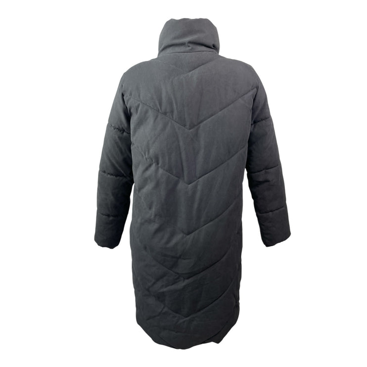 Vero Moda VMLIGA Liga Black Quilted High Neck Long Sleeve Puffer Coat Jacket XS
