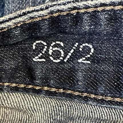 Ann Taylor LOFT Women's Blue Medium Wash Mid Rise Cuffed Denim Jean Shorts 26/2